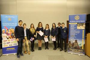 The Intermediate contenders in the French Speaking Competition